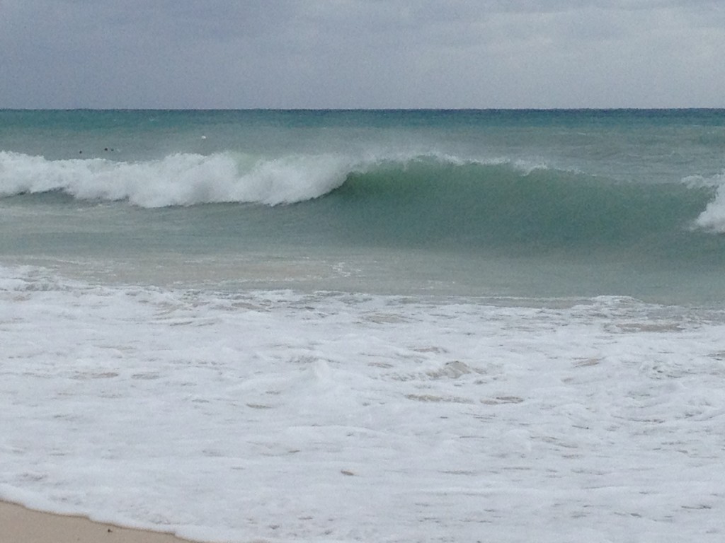 Waves at beach