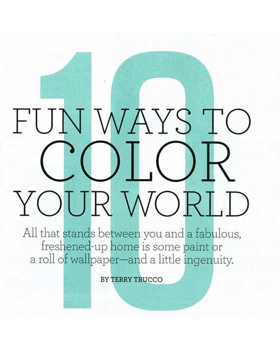 Fun ways to color your world