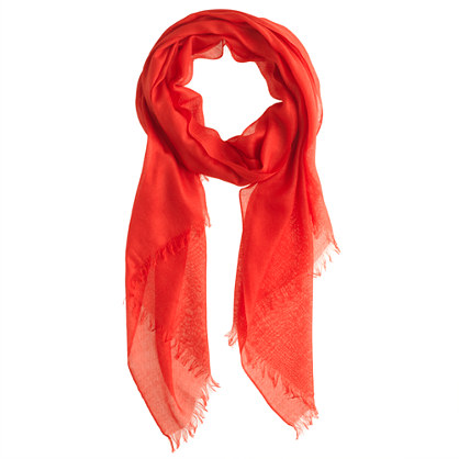 Orange scarf