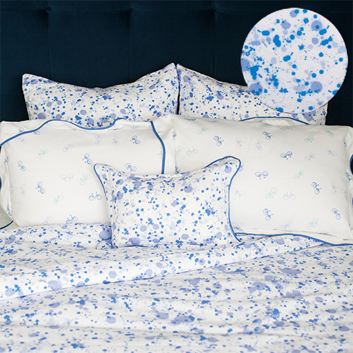 Splatter style bedding