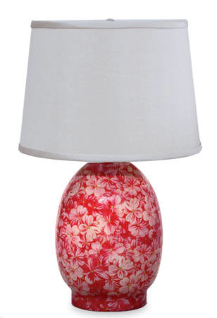 Floral lamp