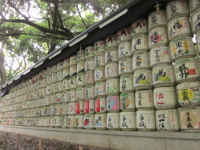 Sake barrels, Tokyo