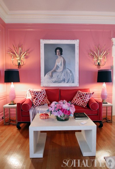 9 Red and Pink Interiors - Interior Design