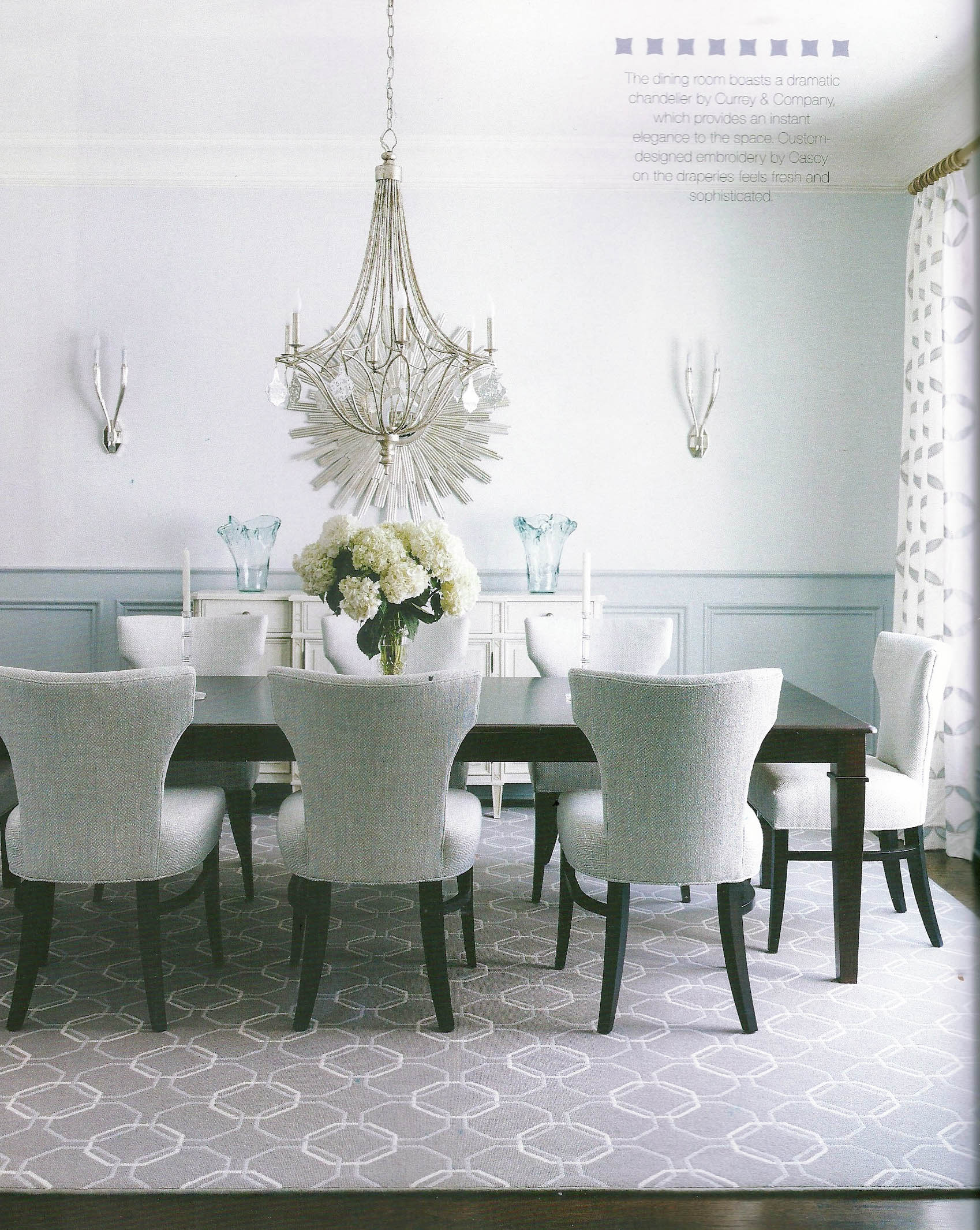 Dining room Interior Design SouthPark Magazine