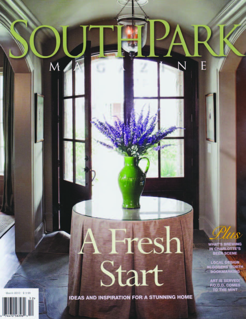 Southpark Magazine Laura Casey interior Design Charlotte NC