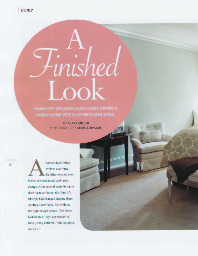 A finished look family home southpark magazine