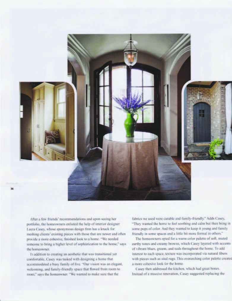 Interior Decorator Charlotte Southpark Magazine March 2013