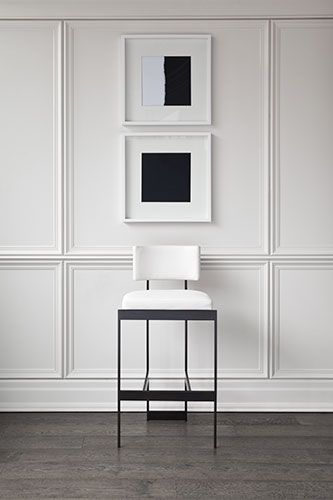 modern, chromatic white composition