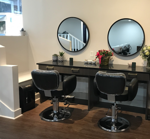 Meraki Salon- interior design by Laura Casey Interiors